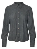 Bluzki damskie - Vero Moda Koszula w kolorze antracytowym - miniaturka - grafika 1