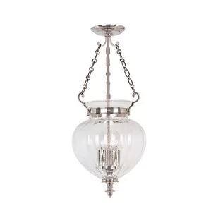 Elstead Lighting Finsbury Park Pendant Medium Polished Nickel FP/P/M POL NCKL Elstead lampa wisząca stylowa FP/P/M POL NCKL ) - Lampy sufitowe - miniaturka - grafika 1
