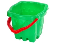 Klocki - Wiaderko "Zamek" do piasku Zielone - miniaturka - grafika 1