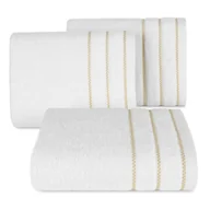 Ręczniki - Ręcznik Dona 70x140 cm biały luksusowy ręcznik bawełniany frotte - miniaturka - grafika 1