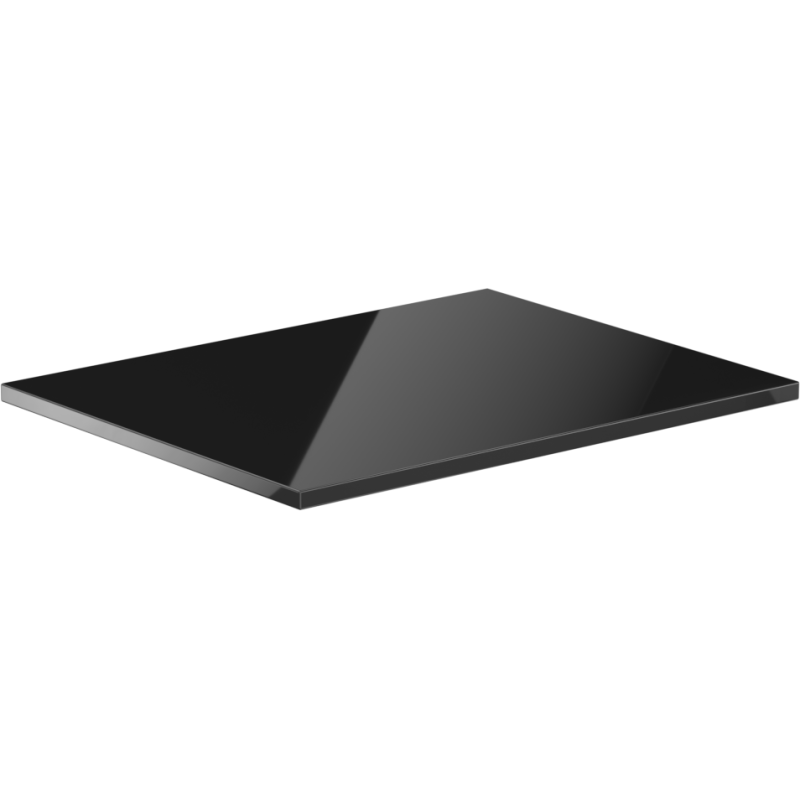 Mexen Uni blat naszafkowy 50 cm, czarny połysk - 91AXX-0504-464-18-70