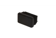 Balustrady i akcesoria - Zaślepka prostokątna ZP 18x30 czarna - miniaturka - grafika 1