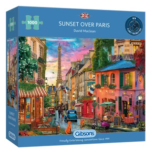 Puzzle 1000 Zachód słońca nad Paryżem G3 - Puzzle - miniaturka - grafika 1