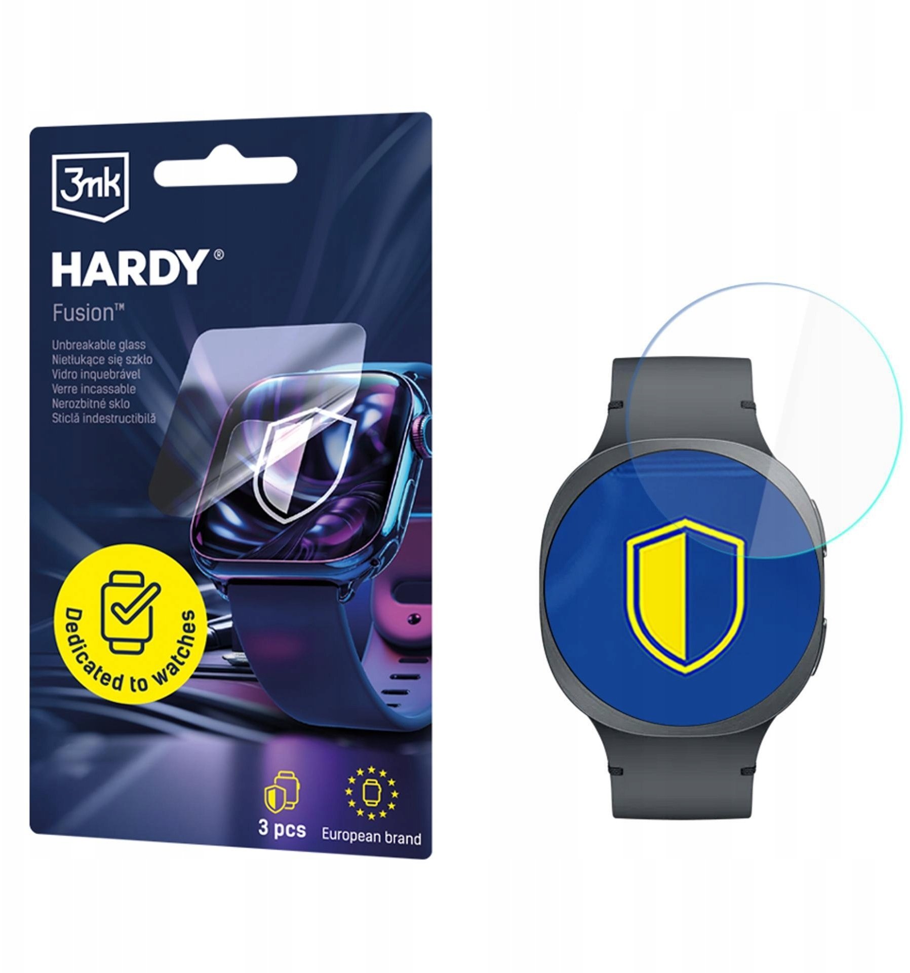 3MK Samsung Galaxy Watch 8 44mm - 3mk Hardy Fusion Watch Protection