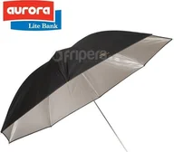 Inne akcesoria studyjne - Aurora Parasolka odbijająca Aurora 155cm Srebrna - miniaturka - grafika 1