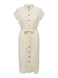 ONLY Damska ONLHANNOVER S/S Shirt Dress NOOS WVN sukienka, brzoza, 42, brzoza, 42 - Sukienki - miniaturka - grafika 1