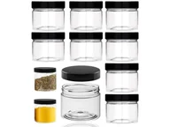 Pojemniki kuchenne - 8X Pojemnik Słoik Plastikowy Na Przyprawy Organizer Kuchenny 0,2L 200Ml - miniaturka - grafika 1