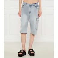 Spodenki damskie - One Teaspoon Jeansowe szorty SKATER GIRL Loose fit - miniaturka - grafika 1