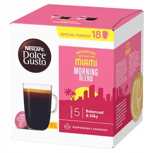Kapsułki Nescafe Dolce Gusto Morning Blend Miami 18 szt - Kawa w kapsułkach i saszetkach - miniaturka - grafika 1