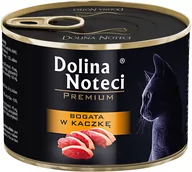 Mokra karma dla kotów - Dolina Noteci Premium, 24 x 185 g - Bogata w kaczkę - miniaturka - grafika 1
