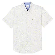 Koszule męskie - Oxbow Męska koszula N1carmyn Biały (Sel) S OXV917081_XSEL - miniaturka - grafika 1