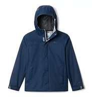 Kurtki i płaszcze dla chłopców - Columbia Kurtka przeciwdeszczowa dla młodzieży, chłopięca Granatowy Collegiate Navy M - miniaturka - grafika 1
