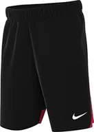 Spodenki damskie - Nike Unisex Kids Shorts Y NK DF Acdpr szorty K, Czarne/Jasne Crimson/Białe, DH9287-013, S - miniaturka - grafika 1
