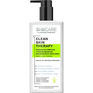 SHE, Shecare Clean Skin Therapy, Probiotyczna emulsja do ciała, 225 ml - Balsamy i kremy do ciała - miniaturka - grafika 1