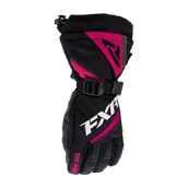 Rękawice motocyklowe - Rękawice FXR Helix Race Dziecięce Czarny/FuksjowyS - miniaturka - grafika 1