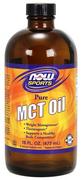 Olej spożywczy - NOW Foods Płynny olej MCT 473 ml - miniaturka - grafika 1