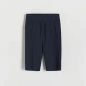 Spodenki damskie - Reserved - Bawełniane kolarki - Granatowy - miniaturka - grafika 1