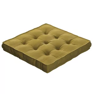 Siedzisko Tomi, Oliwkowy Zielony, 40 × 40 × 6 Cm, Posh Velvet - Pufy i podnóżki - miniaturka - grafika 1
