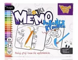 FAN Maluj Graj Memo Dokończ rysunek Nowa - Gry planszowe - miniaturka - grafika 1