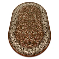 Dywany - Dywan ROYAL ADR owal wzór 1745 brązowy 150x250 cm - miniaturka - grafika 1