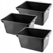 Wiadra i kastry budowlane - Wiadro malarskie Carda 12L, czarne 3 szt. - miniaturka - grafika 1