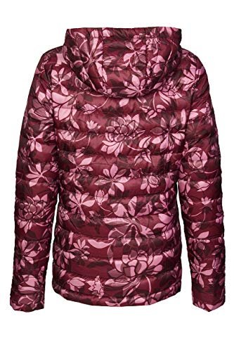 Killtec damska kurtka karama o wyglądzie puchu/pikowana kurtka z kapturem, ciemnoróżowa, 34