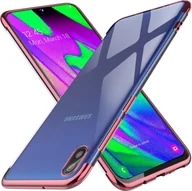 Etui i futerały do telefonów - Etui TPU do Samsung Galaxy A10 Silikonowe przezroczyste etui na telefon z kolorowym brandingiem - miniaturka - grafika 1