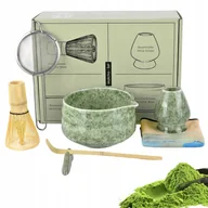 Herbata - Bambusowy Zestaw Prezentowy Do Herbaty Matchy Chashaku Trzepaczka Łyżka - miniaturka - grafika 1