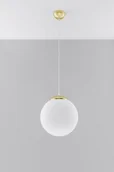 Lampy sufitowe - Sollux Lighting Lampa wisząca UGO 30 złota - miniaturka - grafika 1