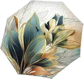 Parasole - Parasol Carbonsteel Long w liście biało-zielony - miniaturka - grafika 1