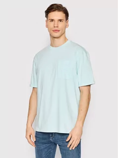 Koszulki męskie - Selected Homme T-Shirt Roald 16083402 Niebieski Loose Fit - grafika 1