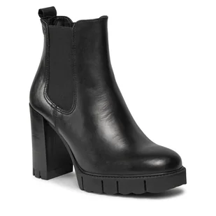 Sztyblety Tamaris 1-25457-41 Black 001 - Botki damskie - miniaturka - grafika 1
