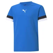 Piłka nożna - Dziecięca Koszulka PUMA TEAMRISE JERSEY JR 70493802 – Niebieski - miniaturka - grafika 1