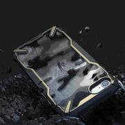 Etui i futerały do telefonów - Ringke Fusion X Design etui pancerny pokrowiec z ramką iPhone SE 2022 / SE 2020 / iPhone 8 / iPhone 7 czarny Camo Black (FX612E73) - miniaturka - grafika 1