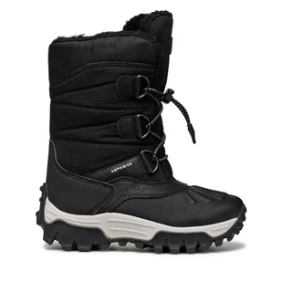 Śniegowce Geox J Himalaya Boy B Abx J46FRA 0FU50 C9999 D Czarny - Buty dla chłopców - miniaturka - grafika 1