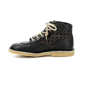 Botki damskie - KICKERS Legend, damskie botki, czarne, 38 EU, czarny, 38 EU - miniaturka - grafika 1