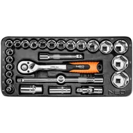 Zestawy narzędziowe - NEO-TOOLS Tools Tools 84-238 1/2" 27 szt - miniaturka - grafika 1