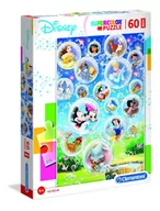 Puzzle - Clementoni Puzzle 60 maxi Super kolor Disney classic - miniaturka - grafika 1