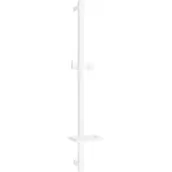 Zasłony prysznicowe - Drążek prysznicowy z mydelniczką MEXEN DQ, biały, 80 cm - miniaturka - grafika 1