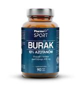 Produkty specjalne dla sportowców - Pharmovit Burak 10% Azotanów Sport 90kaps - miniaturka - grafika 1