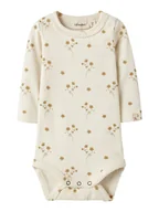 Body dla niemowląt - Lil Atelier Body "Layo" w kolorze kremowym - miniaturka - grafika 1