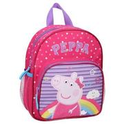 Plecaki szkolne i tornistry - Plecak dla przedszkolaka dla dziewczynki różowy Vadobag Świnka Peppa jednokomorowy - miniaturka - grafika 1