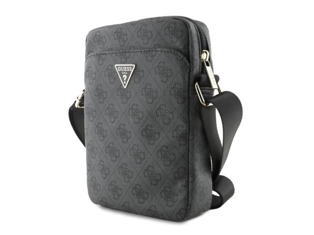 Guess torebka listonoszka skóra ekologiczna czarny