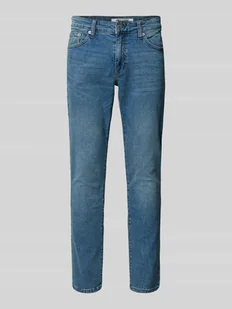 Jeansy o kroju slim fit z 5 kieszeniami model ‘Loom’ - Spodnie męskie - miniaturka - grafika 1