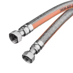 PRZEWÓD ELASTYCZNY DO GAZU W OSŁONIE PVC INVENA 125 CM' - Węże elastyczne - miniaturka - grafika 1