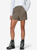 Spodnie sportowe damskie - Marmot Szorty funkcyjne "AirExchange SolarShield" w kolorze khaki - miniaturka - grafika 1