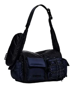 Desigual Women's Accessories Nylon Across Body Bag, niebieska, niebieski - Torebki damskie - miniaturka - grafika 1