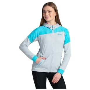 Bluza damska Kilpi Memphis Rozmiar: M / Kolor: szary/niebieski - Bluzy sportowe damskie - miniaturka - grafika 1