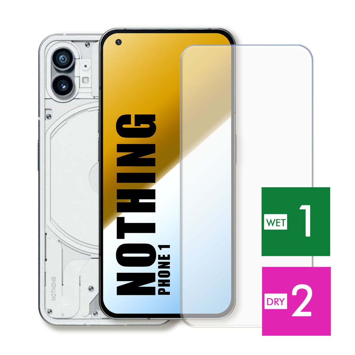 WZMOCNIONE SZKŁO DO NOTHING PHONE 1 SZYBKA HARTOWANE 9H JAKOŚĆ