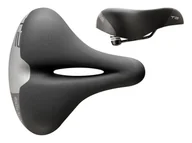 Siodełka rowerowe i akcesoria - Selle Italia Italia Siodło ITALIA TOURING T 2 FLOW S id match L2 Fec Alloy 7x9 soft-tek czarne NEW 309596-uniw - miniaturka - grafika 1